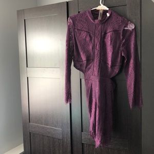 Plum lace roper - never worn!